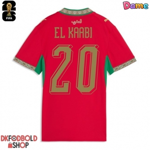 Marokko Ayoub El Kaabi #20 Hjemmebanetrøje Dame VM 2026 Kort ærmer